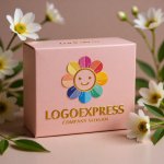 画像10: 明るい笑顔のカラフルフラワーロゴ (10)