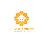 画像3: 明るい笑顔のカラフルフラワーロゴ (3)