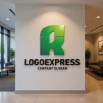 画像10: RとKが融合するテクノロジーロゴ (10)