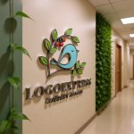 画像15: 小鳥とベリーの穏やかなナチュラルロゴ (15)