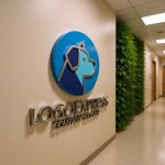 画像15: 犬の横顔が描かれた信頼のペットロゴ (15)