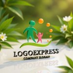 画像12: 親子の成長と希望を育むロゴ (12)