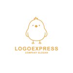 画像3: 可愛らしいヒヨコのキャラクターロゴ (3)