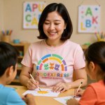 画像5: 仲良し動物とカラフルな虹の可愛いロゴ (5)