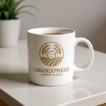 画像16: 麦畑と笑顔の太陽の豊かな恵みロゴ (16)