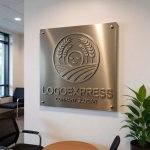 画像7: 麦畑と笑顔の太陽の豊かな恵みロゴ (7)