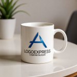 画像16: A字の立体的なモダンテクノロジーロゴ (16)