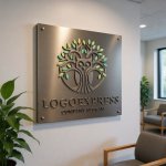 画像14: フクロウと生命の木の知恵ロゴ (14)