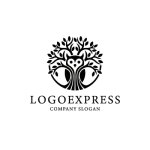 画像3: フクロウと生命の木の知恵ロゴ (3)