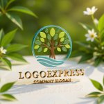 画像12: 生命の木と水の循環を表すエコロゴ (12)