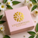 画像10: 優しさと幸福を表現した花ロゴ (10)