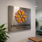 画像13: 優しさと幸福を表現した花ロゴ (13)