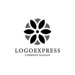 画像3: 優しさと幸福を表現した花ロゴ (3)