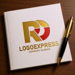 画像6: RDの文字が融合した力強いロゴ (6)