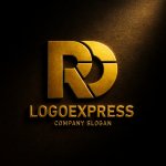 画像12: RDの文字が融合した力強いロゴ (12)