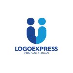 画像3: U字の人々の繋がりを表現した温かいロゴ (3)