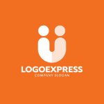 画像4: U字の人々の繋がりを表現した温かいロゴ (4)