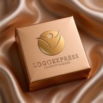 画像14: 人々の成長と自然の恵みを表現した円形ロゴ (14)