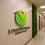 画像15: 人々の成長と自然の恵みを表現した円形ロゴ (15)