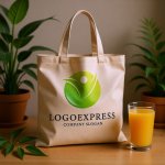 画像8: 人々の成長と自然の恵みを表現した円形ロゴ (8)