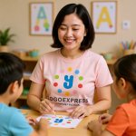 画像5: カラフルなドットが囲むY字のかわいいロゴ (5)