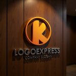 画像5: K字と円の活力グラデーションロゴ (5)