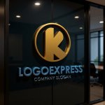 画像15: K字と円の活力グラデーションロゴ (15)