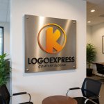 画像7: K字と円の活力グラデーションロゴ (7)