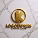 画像13: K字と円の活力グラデーションロゴ (13)