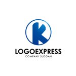 画像3: K字と円の活力グラデーションロゴ (3)