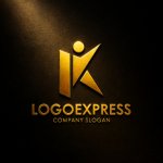 画像12: Kの文字と人が躍動する希望の成長ロゴ (12)