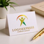 画像16: YX字と人の喜びを表す活力ロゴ (16)