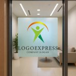 画像6: YX字と人の喜びを表す活力ロゴ (6)