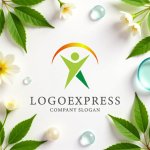 画像9: YX字と人の喜びを表す活力ロゴ (9)