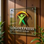 画像11: YX字と人の喜びを表す活力ロゴ (11)