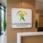 画像13: YX字と人の喜びを表す活力ロゴ (13)