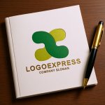 画像6: Xを形成する連結ロゴ (6)