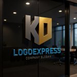 画像15: KDの文字が融合した堅牢なロゴ (15)