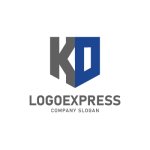 画像3: KDの文字が融合した堅牢なロゴ (3)