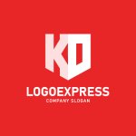 画像4: KDの文字が融合した堅牢なロゴ (4)