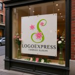 画像7: S字と花の可愛らしいロゴ (7)