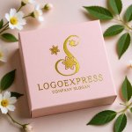 画像10: S字と花の可愛らしいロゴ (10)