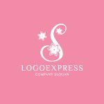 画像4: S字と花の可愛らしいロゴ (4)