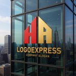 画像16: HA文字と家屋が織りなす堅実ロゴ (16)