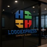 画像15: Hの文字を組み合わせた多角形コミュニティロゴ (15)