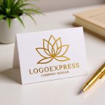 画像16: 美しい蓮の花のグラデーションロゴ (16)