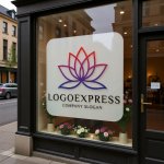 画像7: 美しい蓮の花のグラデーションロゴ (7)