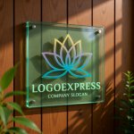 画像11: 美しい蓮の花のグラデーションロゴ (11)