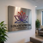 画像13: 美しい蓮の花のグラデーションロゴ (13)