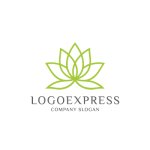 画像3: 美しい蓮の花のグラデーションロゴ (3)